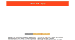 Desktop Screenshot of langleyrotaryclubs.com